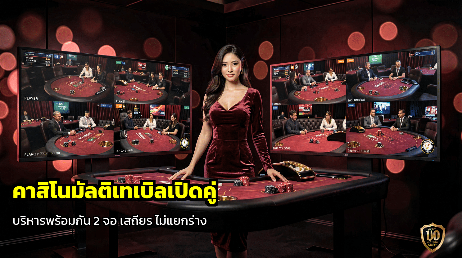คาสิโนมัลติเทเบิลเปิดคู่