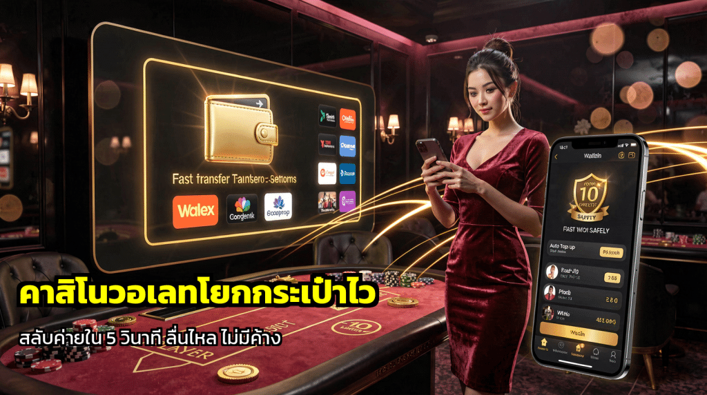 คาสิโนวอเลทโยกกระเป๋าไว