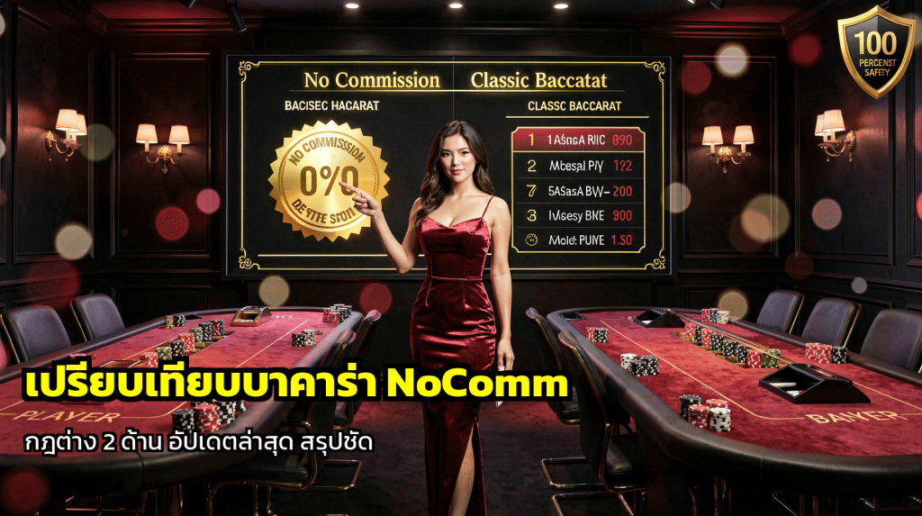 เปรียบเทียบบาคาร่า NoComm
